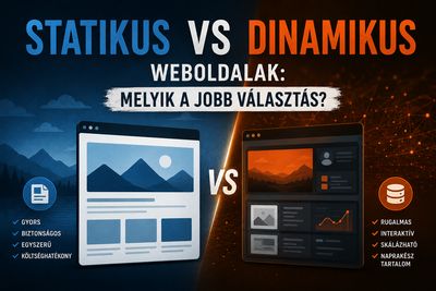 Statikus vs Dinamikus Weboldalak: Melyik a Jobb Választás?