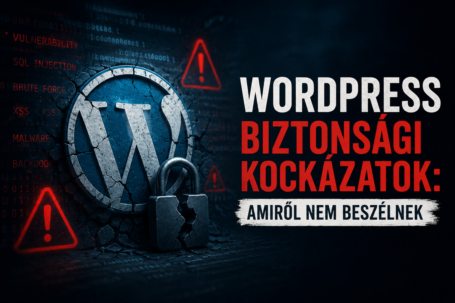 WordPress Biztonsági Kockázatok: Amiről Nem Beszélnek